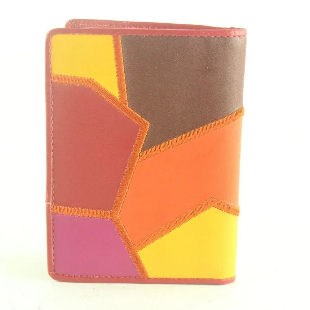 Saint Laurent Multicolor Leather Card Holder Wallet 1YSL83K